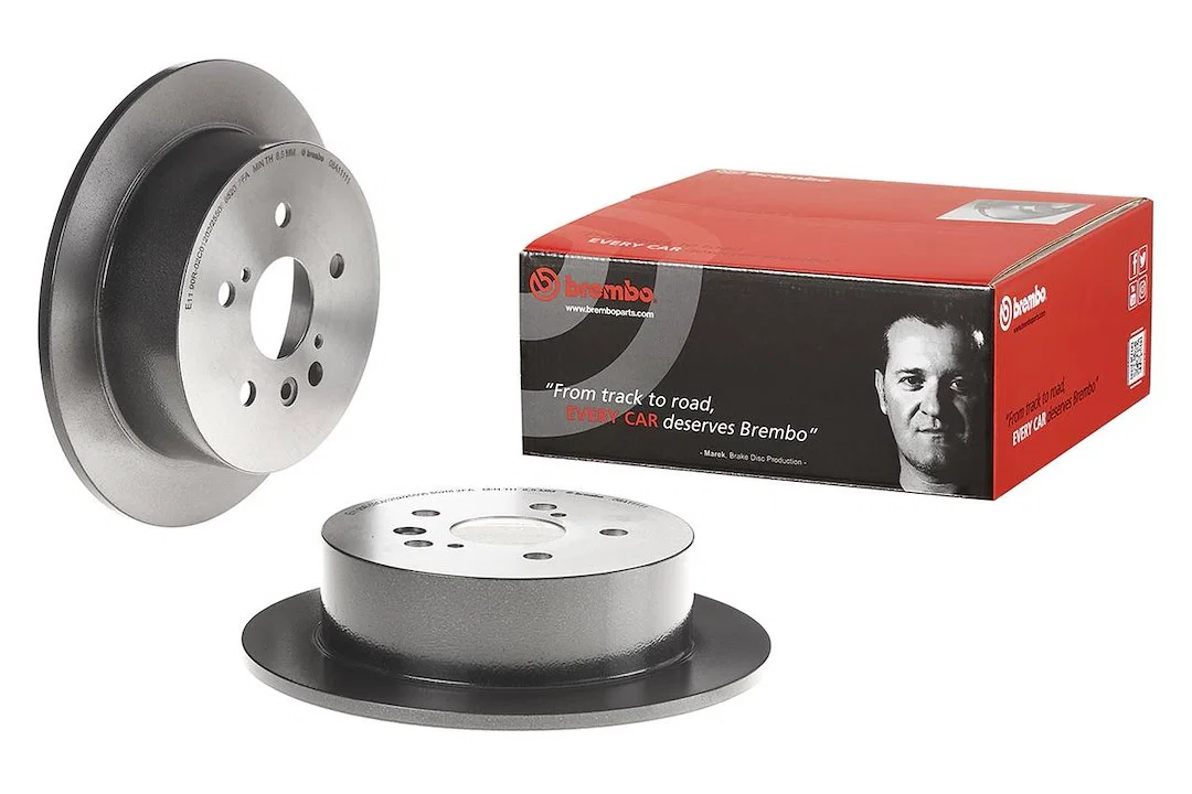 08A11111C02 – BREMBO Brake Rotor, Solid One Piece Design Wheel Bolt Pattern 5 x 114.3 Millimeter 288 Millimeter Diame...